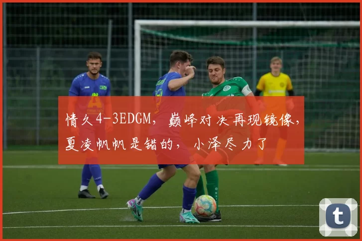 情久4-3EDGM，巅峰对决再现镜像，夏凌帆帆是错的，小泽尽力了